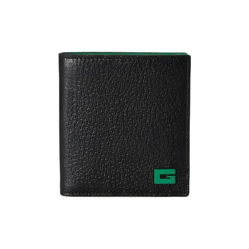 GUCCI Кожаный держатель для карт и кошелек мужской черный