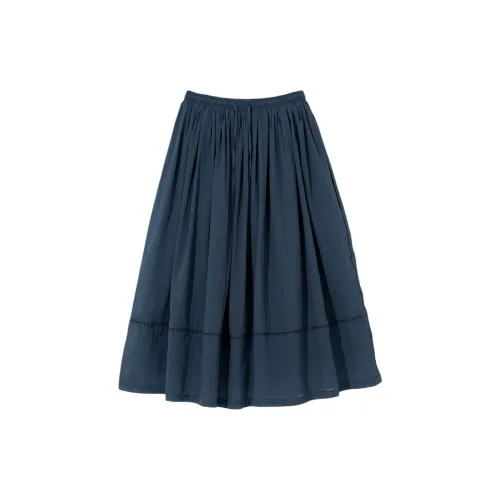 ZIMO Женские Повседневные Длинные Юбки