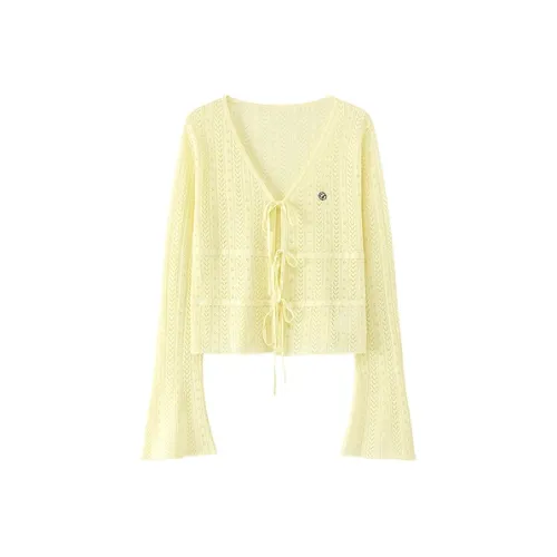 CHUU Светло-желтый женский трикотаж