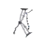 Серебряный / Звезды / Жемчужный / Металл / Ремень / Коллекция / Ремень