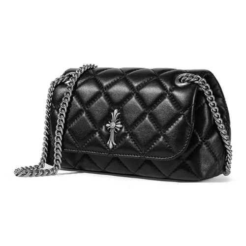 Ed Hardy Овчина Сумка через плечо Сумка на плечо Женская Белая Черная