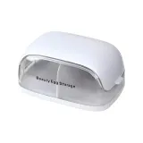 Розовый встроенный флеш-накопитель, коробка-бред, дизайн - белый, крышка