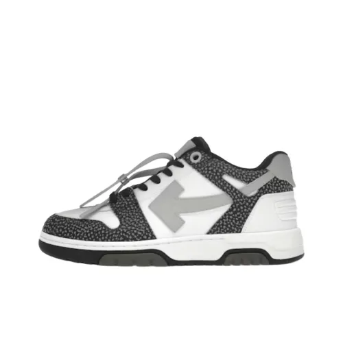 Off Белый Out Of Office Низкий Топ Стильные Скейтбординги Мужской Черный Белый Серый