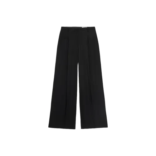 ZARA ZW Series Черные Женские Повседневные Брюки