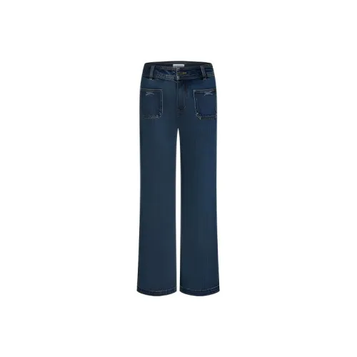 URBAN REVIVO Blue Women's Jeans URBAN REVIVO Синий Женские Джинсы