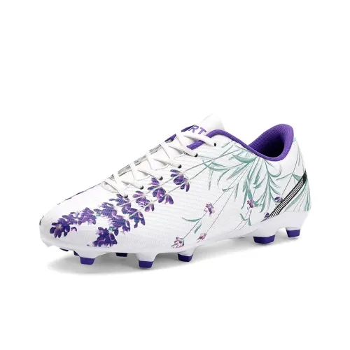 Kung Fu partners Детские футбольные бутсы Низкий топ Длинный шип Фиолетовый Чернила Рисование Для школьного возраста
