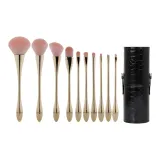 Золотой комплект из 10 штук + черная щетка для туалета