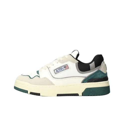 AUTRY Clc Устойчивые к истиранию Низкие Кроссовки для скейтбординга Мужские Белые Зеленые