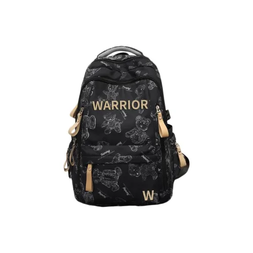 Warrior Нейлоновый рюкзак унисекс черного цвета