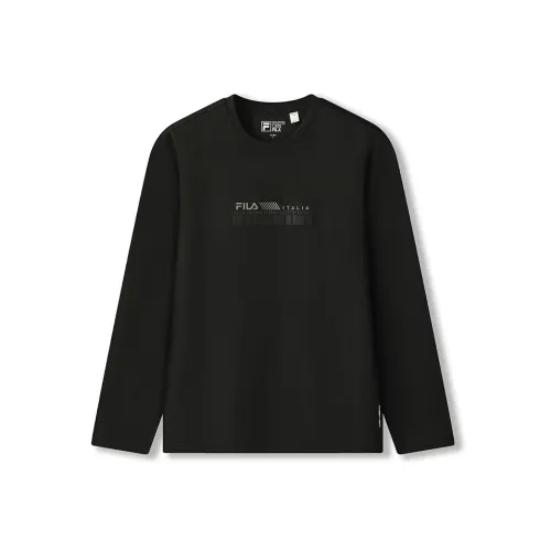 FILA Белый Глубокий Черный Мужская Футболка