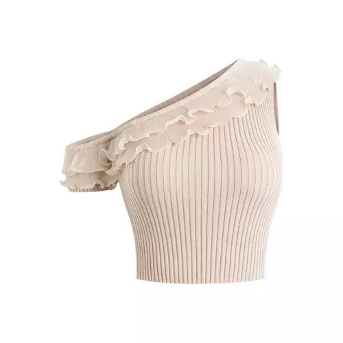 CHILL QIAOER Без бретелей Топ Женский