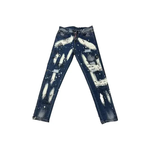 TAOKK Синий Унисекс Джинсы