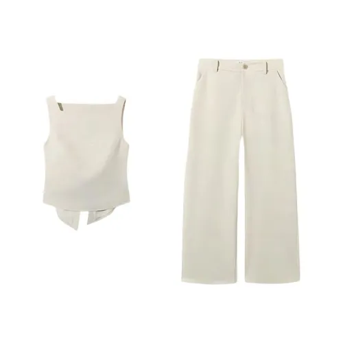 TIBINB Топ и Штаны Женские Повседневные Костюмы