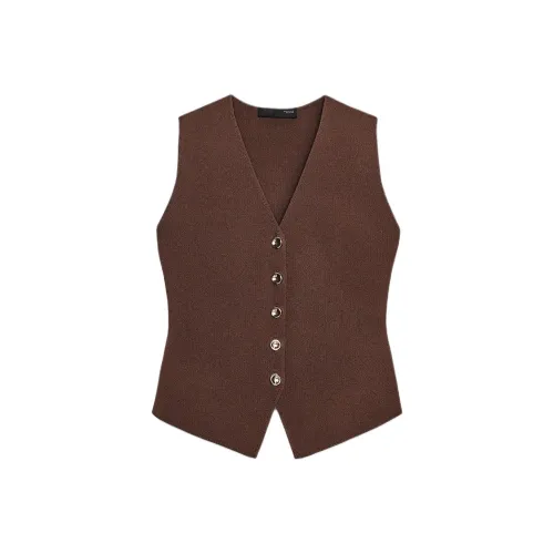 ZARA Светло-коричневые Женские Майки