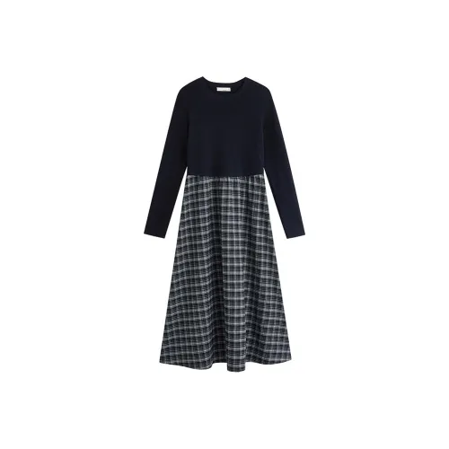 Inman Длинное платье с длинными рукавами женское