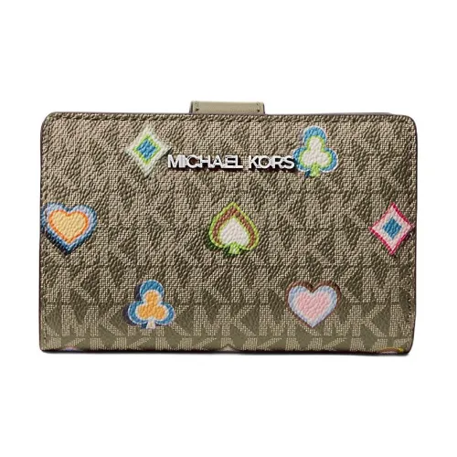 MICHAEL KORS Jet Set Canvas Wallet Medium Women's Olive