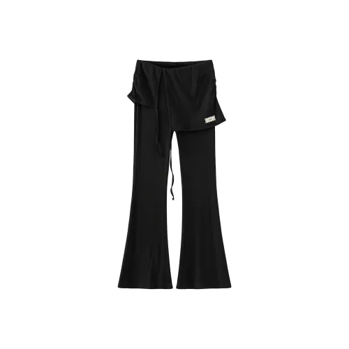 CHUU Черные Женские Повседневные Штаны