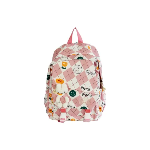 WICKBUEN Нейлон Рюкзак Женские Розовый Черный Фиолетовый