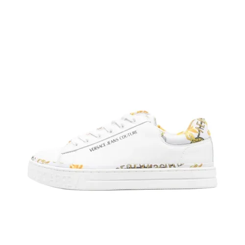 VERSACE JEANS Couture Скейтборд Кроссовки Низкие Белые Женские