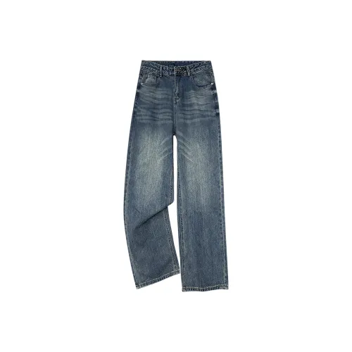 BLANC & ECLARE Blue Unisex Jeans