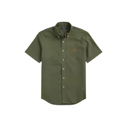 Polo Ralph Lauren Зеленые Мужские Рубашки