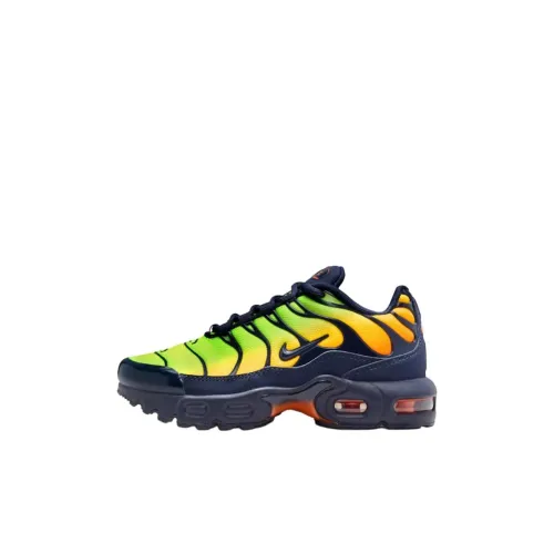 Nike Air Max Plus Low Top Детская беговая обувь Темно-синий Зеленый Детский