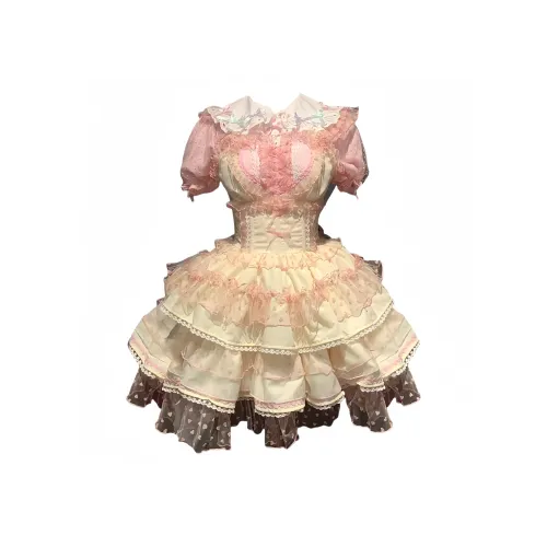 WLEQK Женские Лолита Платья