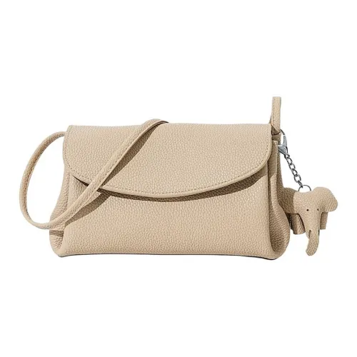 DIFFERENT FACES Коровья кожа Сумка на плечо Стандартная Женская Абрикос