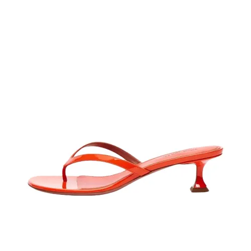 AMINA MUADDI Шлепанцы Женские Оранжевые