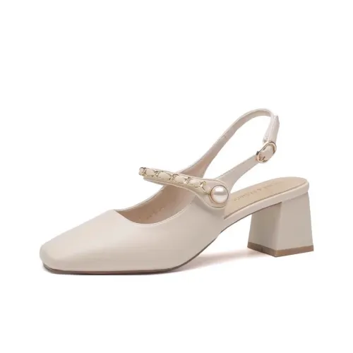 Xingdiman Высокие каблуки Женские Экрю