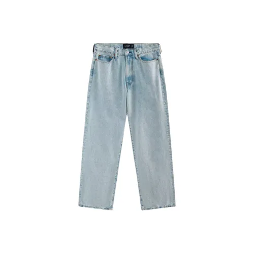 Abercrombie＆Fitch Blue Men's Jeans Аберкомби＆Фитч Синий Мужской Джинсы