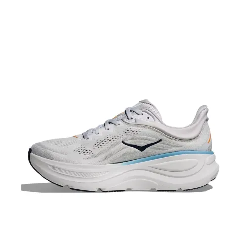 HOKA ONE ONE Bondi 9 Устойчивые к истиранию Беговые кроссовки Мужские Серые