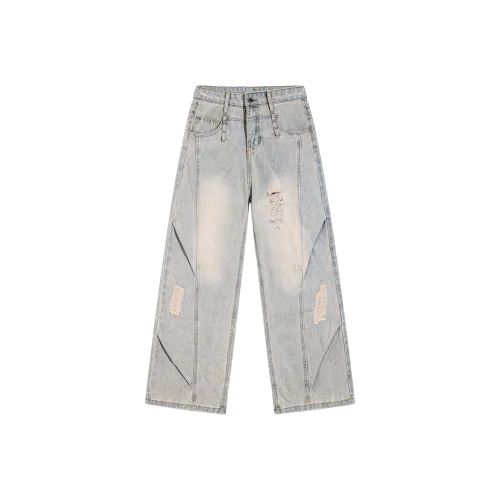 VPDP Blue Extended Length Unisex Jeans VPDP Синий Удлиненные Унисекс Джинсы