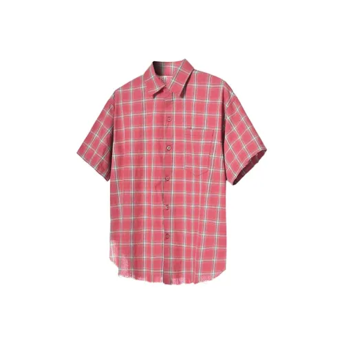 XIACENGJICHU Красный Унисекс Рубашки