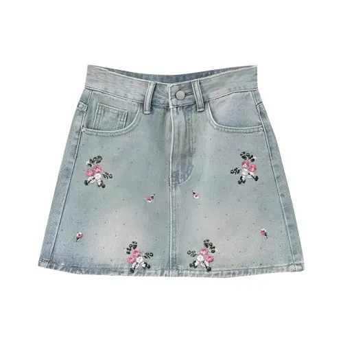 AURORA DIARY Джинсовые короткие юбки Женские