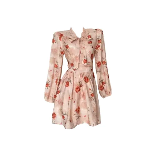 BEAUTIFUL CONFESSION Длинное платье с длинными рукавами женское