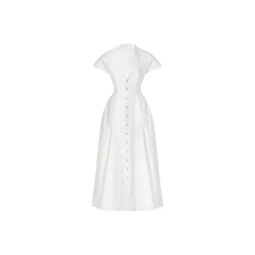 Leather Cat Короткий рукав платье женское