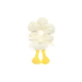 Желтый, гороховый узор, резинка для волос