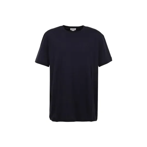 Alexander McQueen FW22 T Рубашка Мужская Темно-синяя