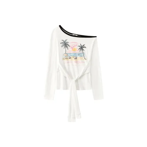 CHUU Белый Женские T-рубашки