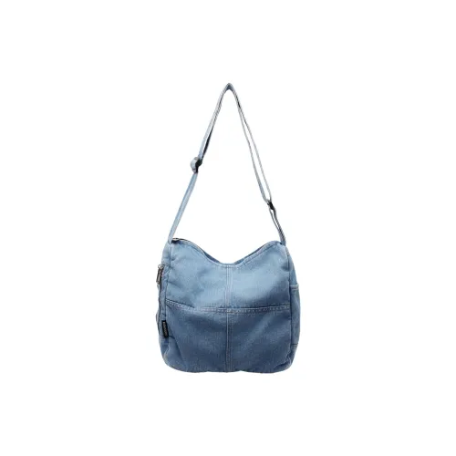 Deli Bear Деним Сумка через плечо Сумка на плечо Женская Черный Темно-синий Светло-синий