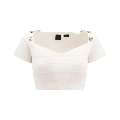 PINKO Белый Женские T-рубашки