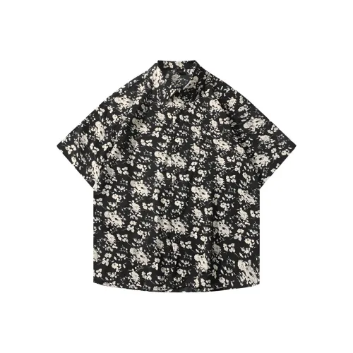 HYLHYL Черные Унисекс Рубашки