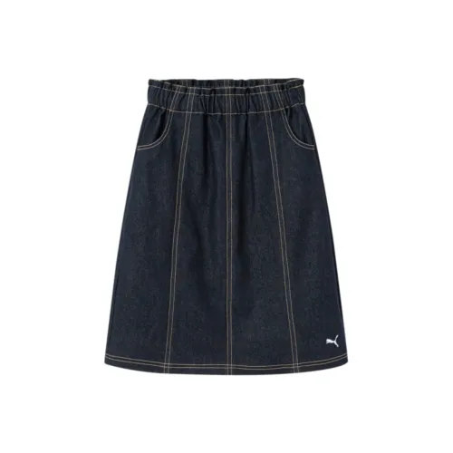 PUMA Темно-синий деним 88301 KIDS Юбки
