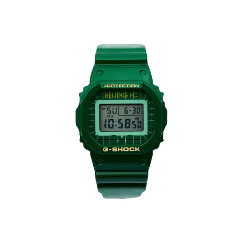CASIO Beijing Guoan G Shock Collection Кварцевый механизм Смольный ремешок Часы Унисекс Серый циферблат