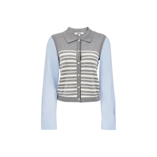 Only H02 Nancy Серые полосы Женские Рубашки