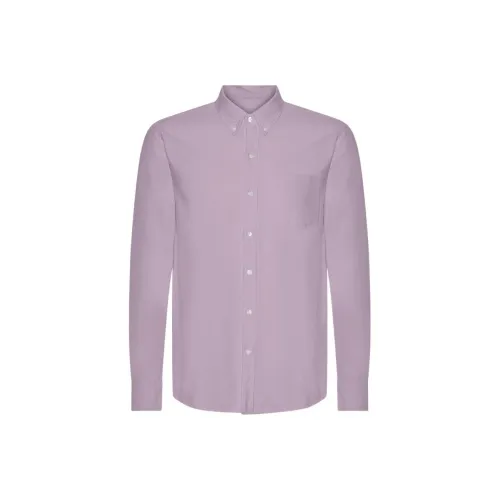 Colorful Standard Фиолетовый Туманный Мужские Рубашки