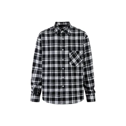 MRCYC Черно-белая клетка Унисекс Рубашки