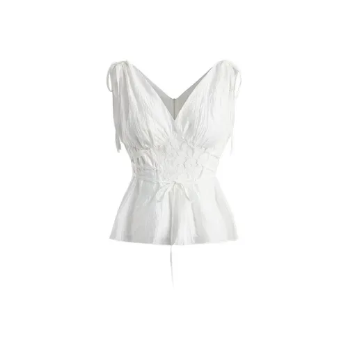 CHILL QIAOER Без бретелей Топ Женский