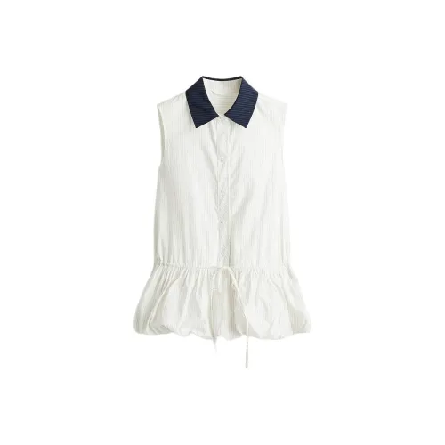 H&M Белый/Полоска Женские Рубашки